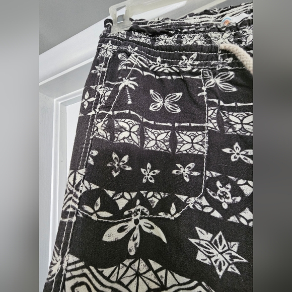 CALI 1850 Linen Drawstring Pants, Size XS - Picture 3 of 9